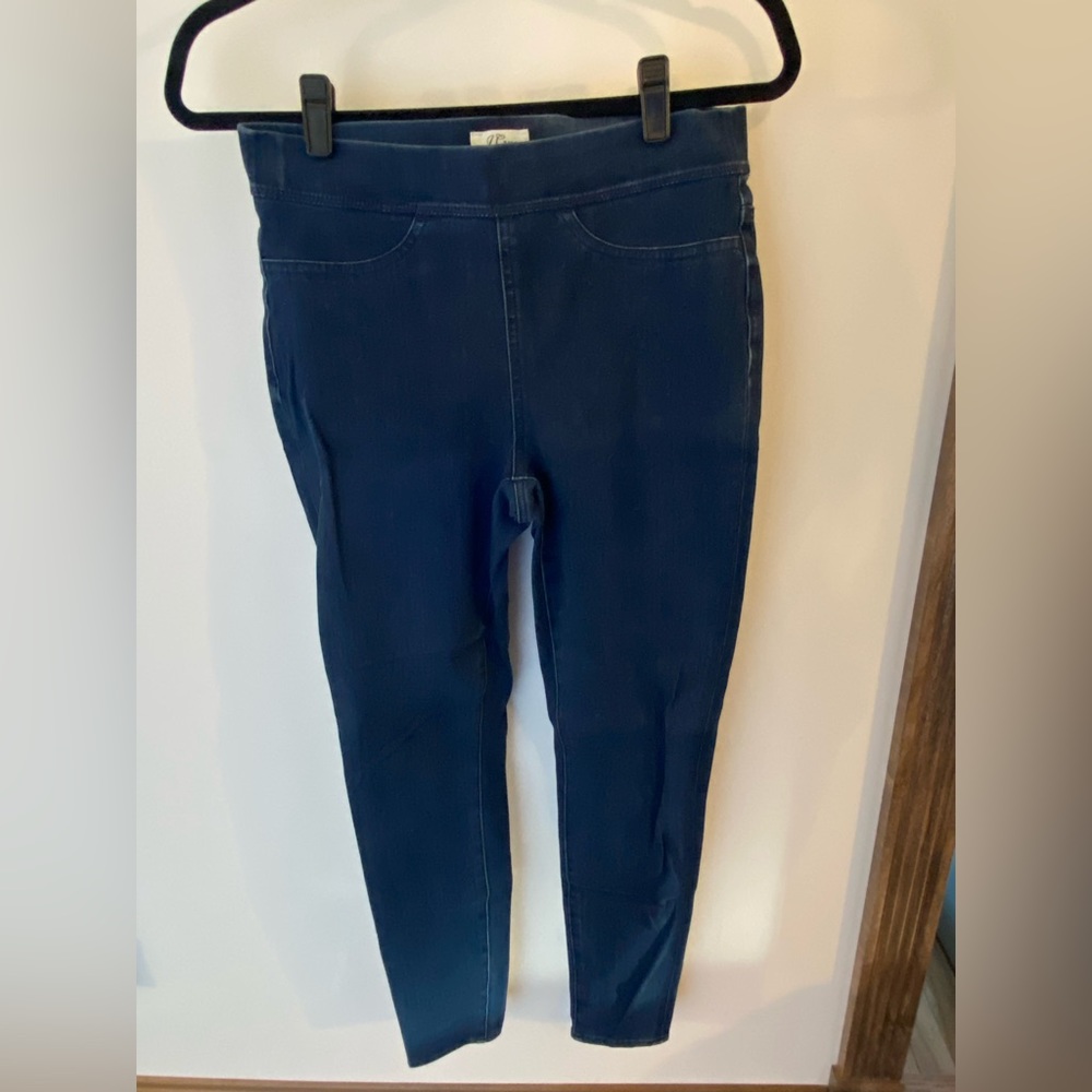 J. Crew High Rise Pull-on Skinny Jeans 28T